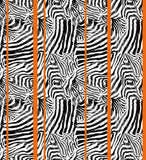 Pattern Estate Zebra elettrico Neon