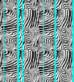 Pattern Estate Zebra elettrico Neon