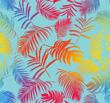 Pattern Estate Tropicale fluo