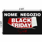 Striscione Black Friday Pop