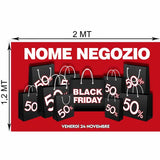 Striscione Black Friday Pop Shopper