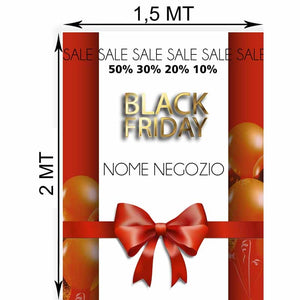 Striscione Black Friday Sale