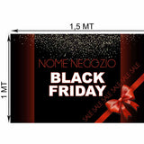 Striscione Black Friday Dorato