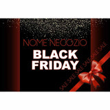 Striscione Black Friday Dorato