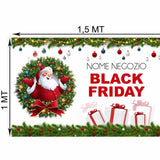 Striscione Black Friday Natalizio