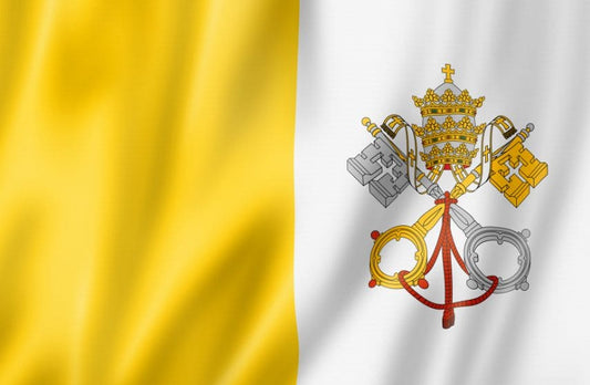 Bandiera Città del Vaticano patterntag