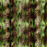 Pattern Estate Leopardato verde militare