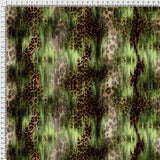 Pattern Estate Leopardato verde militare