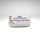 Kit Antisfiga Pronto Intervento Portachiavi con Corno, Sale e Cofanetto