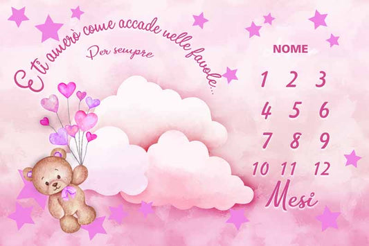 Unique Party 92187LF 3,7 m foglio rosa a righe Birthday Girl banner Unique Party 92187LF 3,7 m foglio rosa a righe Birthday Girl banner