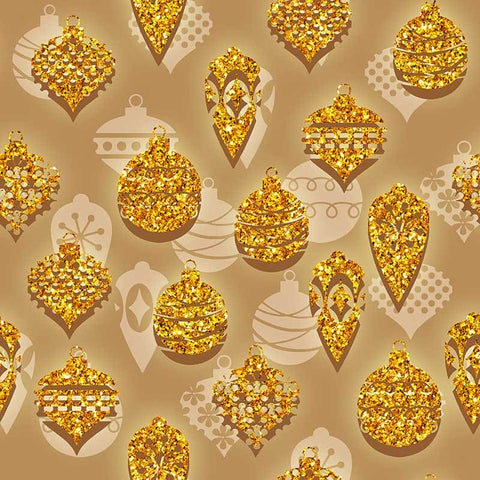 Pattern design Natalizio gold