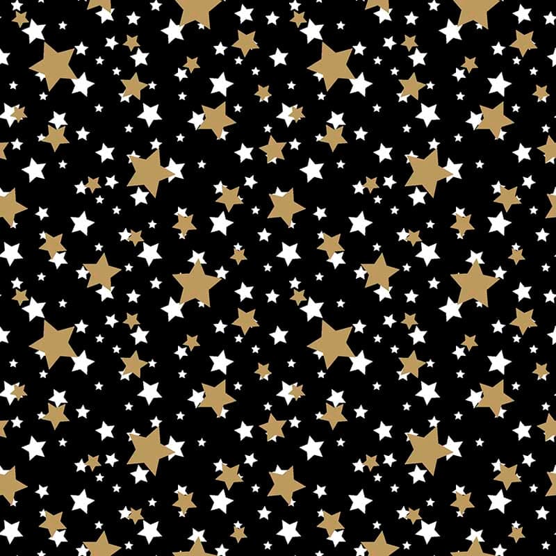 Stampa del Pattern design Stelle Natalizie