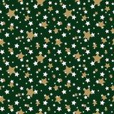 Stampa del Pattern design Stelle Natalizie