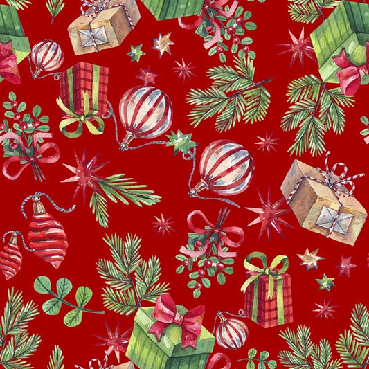 Stampa del Pattern design Christmas Vintage