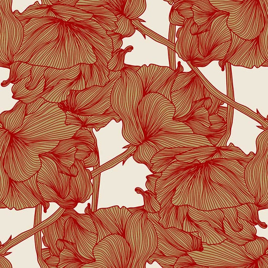 Stampa del Pattern design fiori di Natale