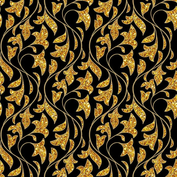 Pattern design Natale elegante oro