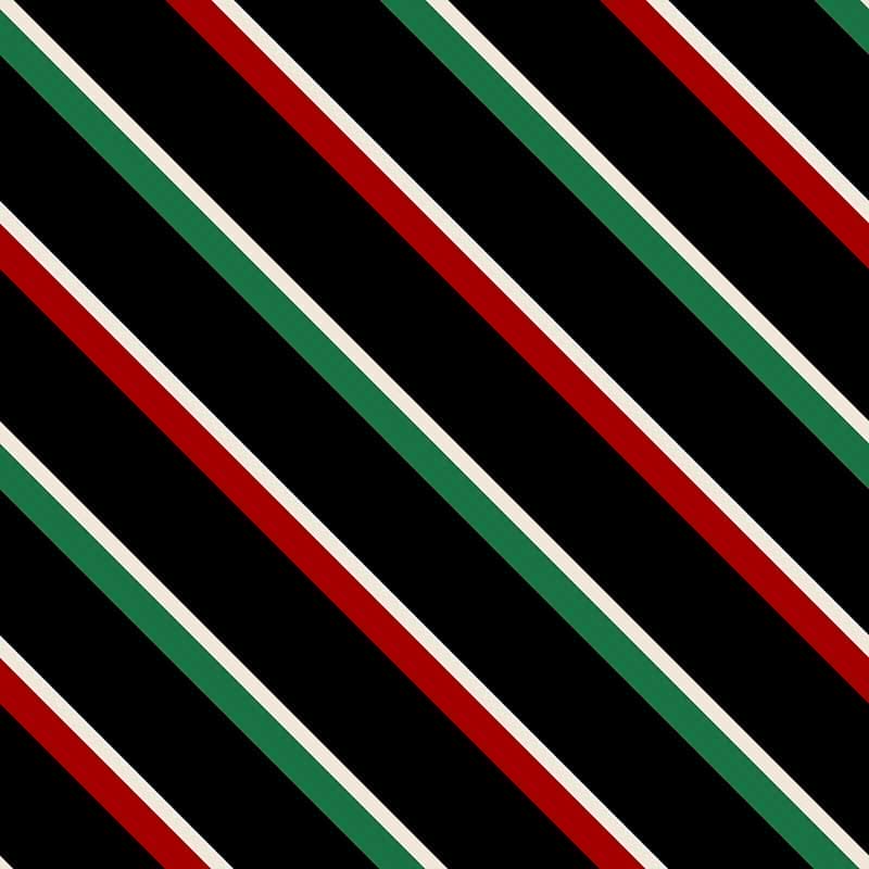 Stampa del Pattern design Christmas Stripes