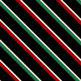 Stampa del Pattern design Christmas Stripes