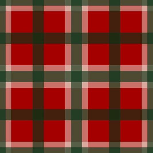 Stampa del Pattern design natale tartan elegante