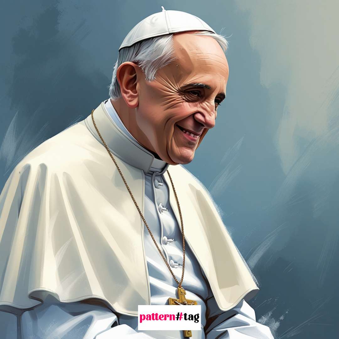 Pannello in Tessuto Papa Francesco