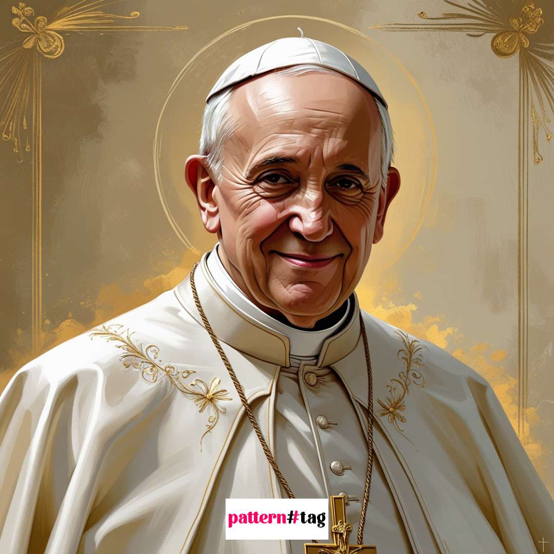 Pannello in Tessuto Papa Francesco
