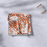 Pochette da uomo Mesmè - Fazzoletto da taschino floreale artistico - Tessuto raso effetto seta