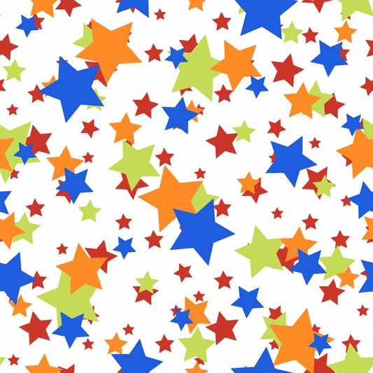 Stampa Pattern design Stelle grandi Carnevale