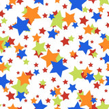 Stampa Pattern design Stelle grandi Carnevale