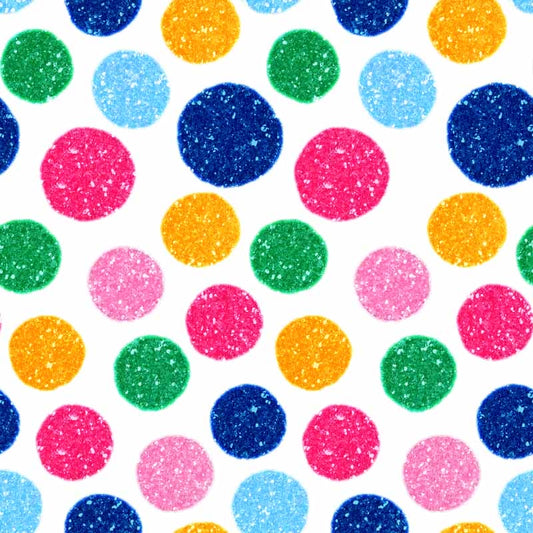 Stampa Pattern design pois artistico Carnevale