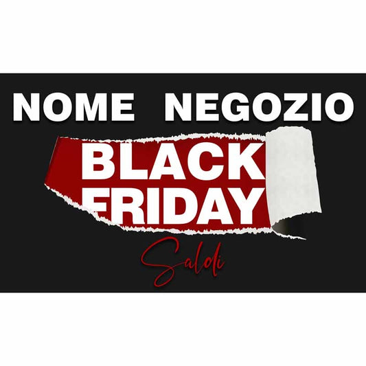 Striscione Black Friday Pop