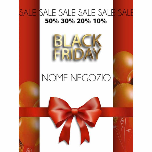 Striscione Black Friday Sale