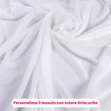 CHIFFON ORGANZA LEGGERO TINTA UNITA