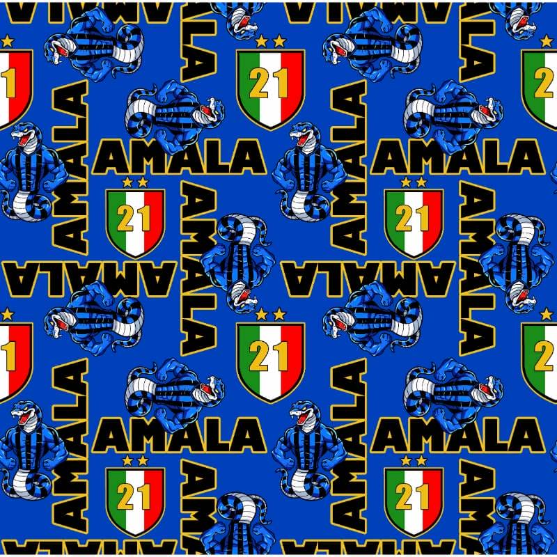 Tessuto al metro Inter 21°  Scudetto 2026