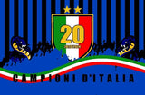 Bandiera Inter Scudetto 2024 70x100