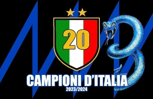 Bandiera Inter Scudetto 2025 100x150