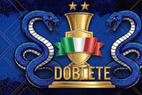 Telo da Mare Spugna Scudetto Inter 100x160