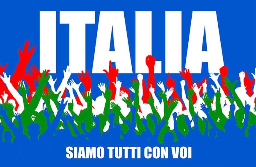 Bandiera Italia Euro 2024 100x150