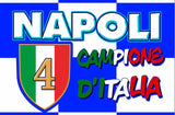Bandiera Napoli 70x100 4° Scudetto 2025