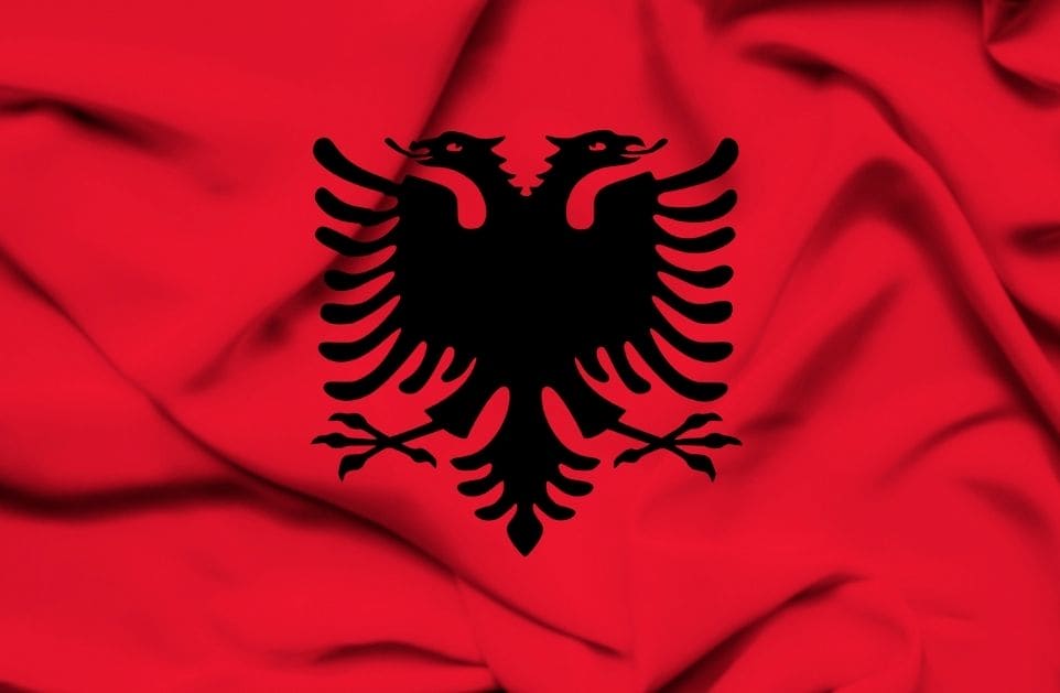 Bandiera Albania