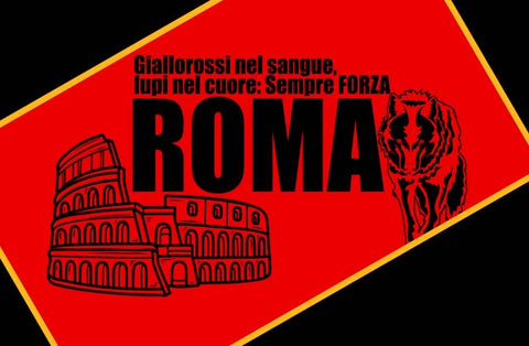 Bandiera Roma calcio   100x150