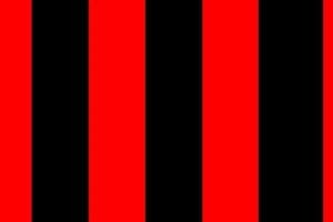 Bandiera Rossonera a strisce verticali