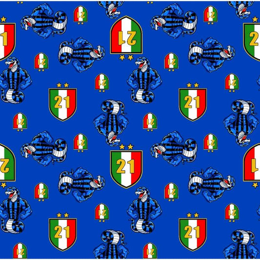 Tessuto al metro Inter 21°  Scudetto 2026