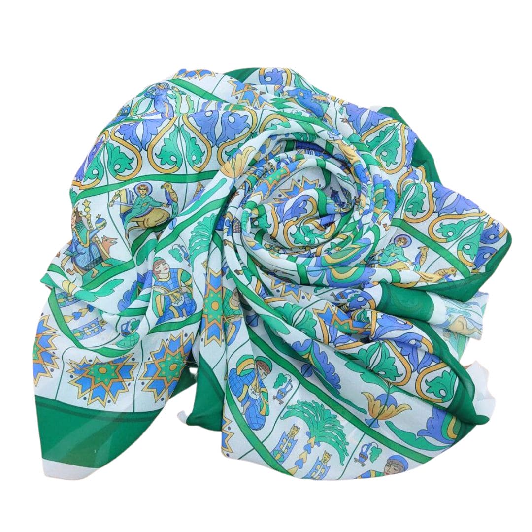 FOULARD CALTAGIRONE 115x76 cm