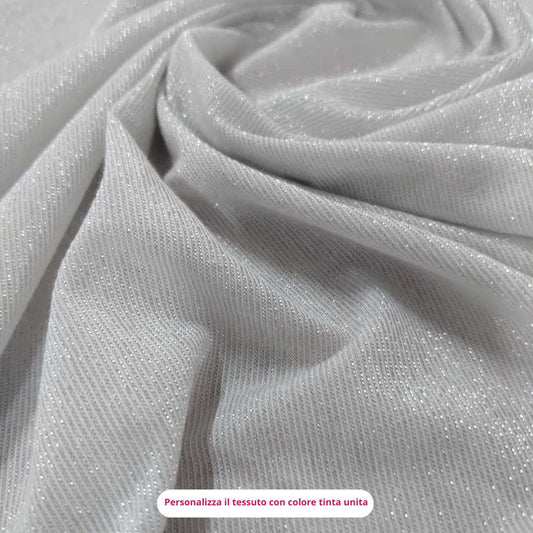 JERSEY LUREX ARGENTO TINTA UNITA