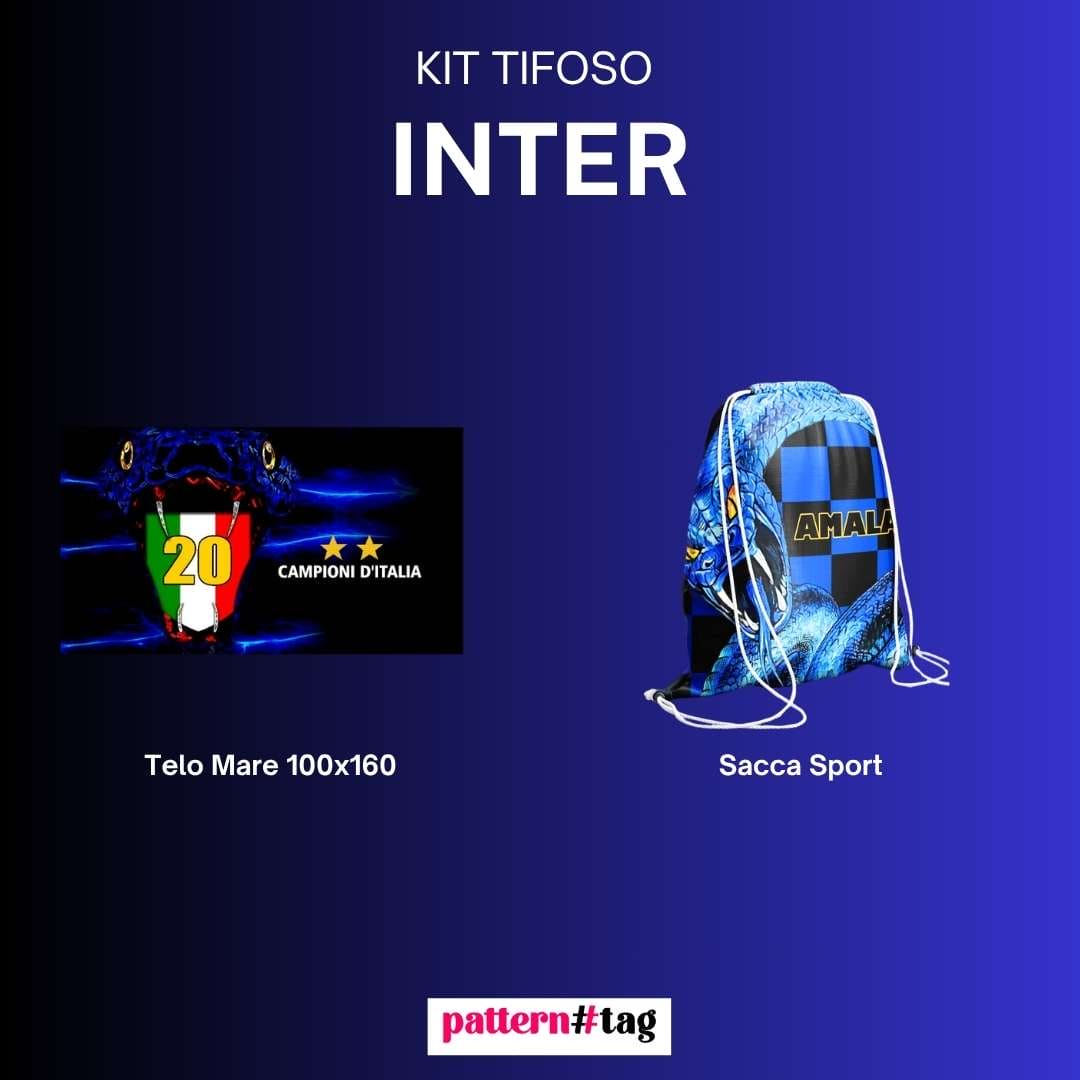 Zaino Sacca Sportiva Personalizzata Inter
