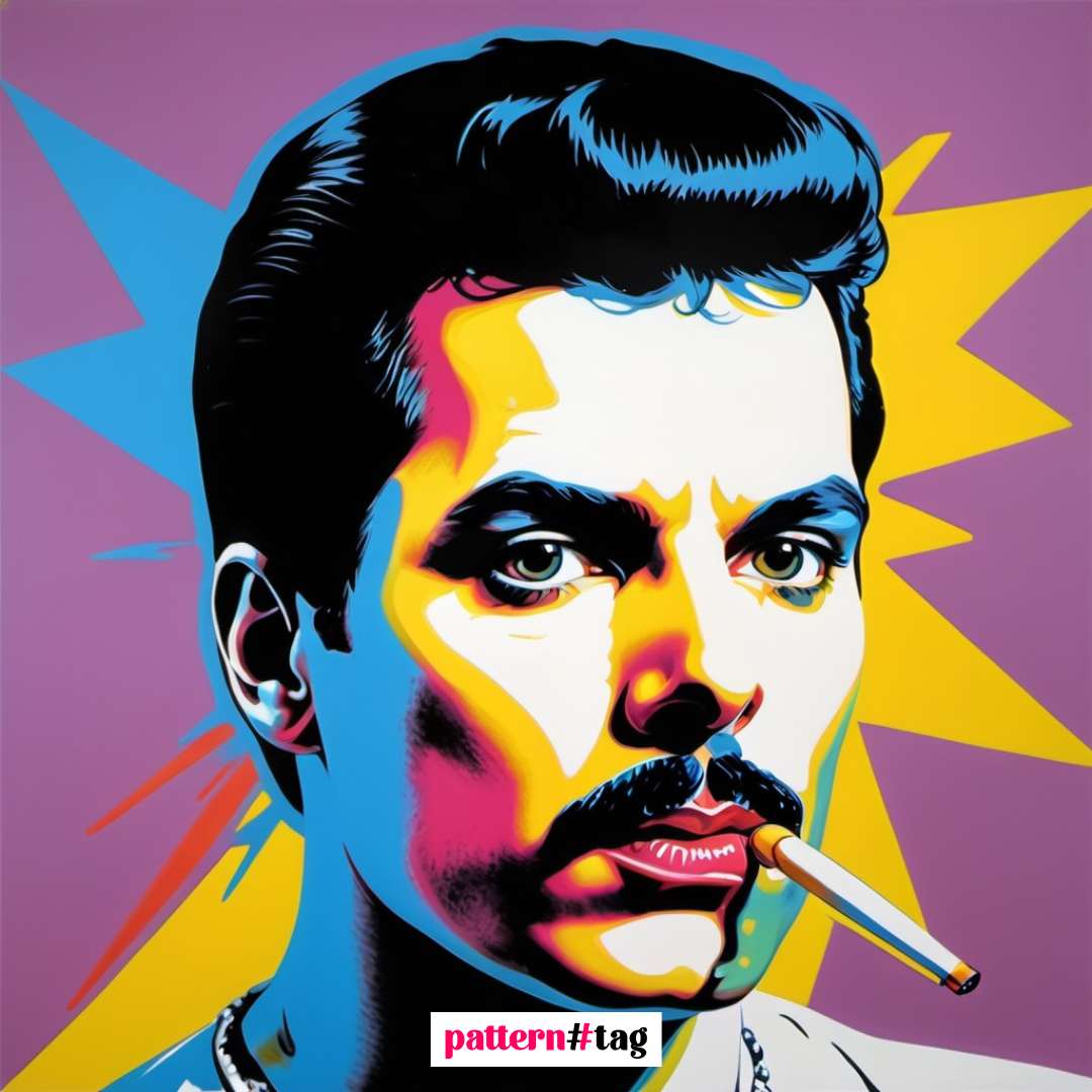 Pannello in tessuto dedicato a Freddie Mercury, con una rappresentazione dell'iconico cantante che simboleggia passione, energia e talento straordinario. Un elemento decorativo che aggiunge un tocco di musica, carisma e originalità al tuo spazio.