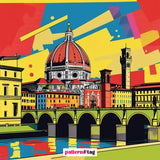 Pannello in Tessuto Firenze Pop Art