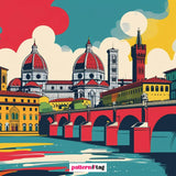 Pannello in Tessuto Firenze Pop Art