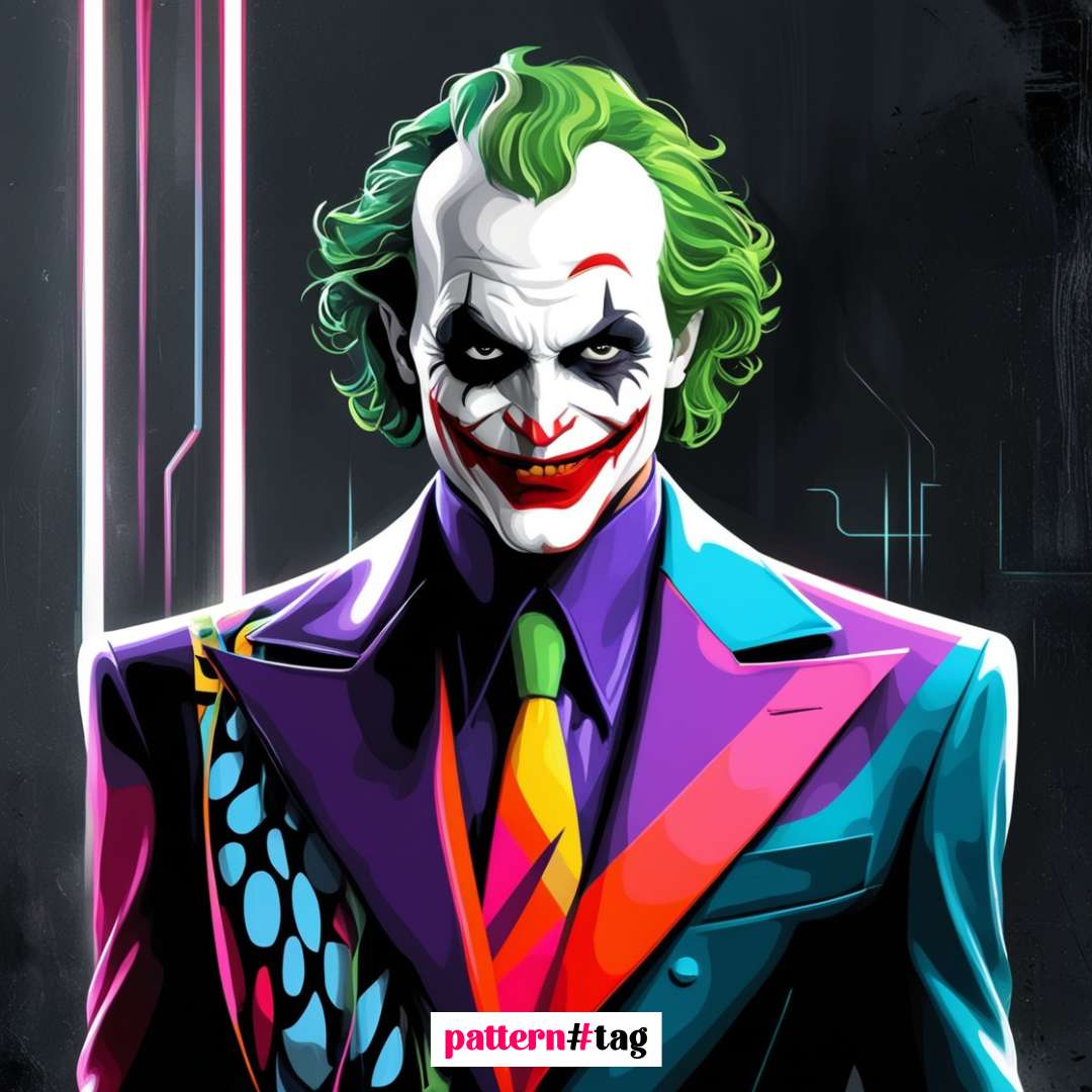 Pannello in tessuto dedicato al Joker, con una rappresentazione dell'iconico personaggio che incarna caos, ironia e imprevedibilità. Un elemento decorativo che aggiunge un tocco di follia, energia e originalità al tuo spazio.