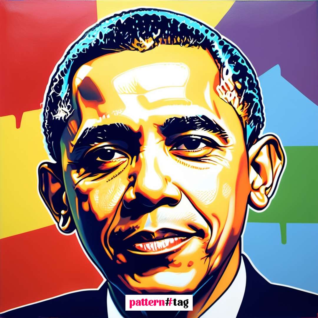 Pannello in tessuto dedicato a Barack Obama, con una rappresentazione dell'iconico leader simbolo di speranza, progresso e unità. Un elemento decorativo che trasmette forza, ispirazione e visione, perfetto per arricchire qualsiasi ambiente.